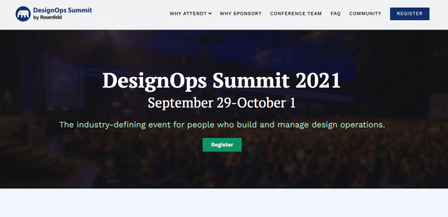 Virtual Conference: DesignOps Summit 2021